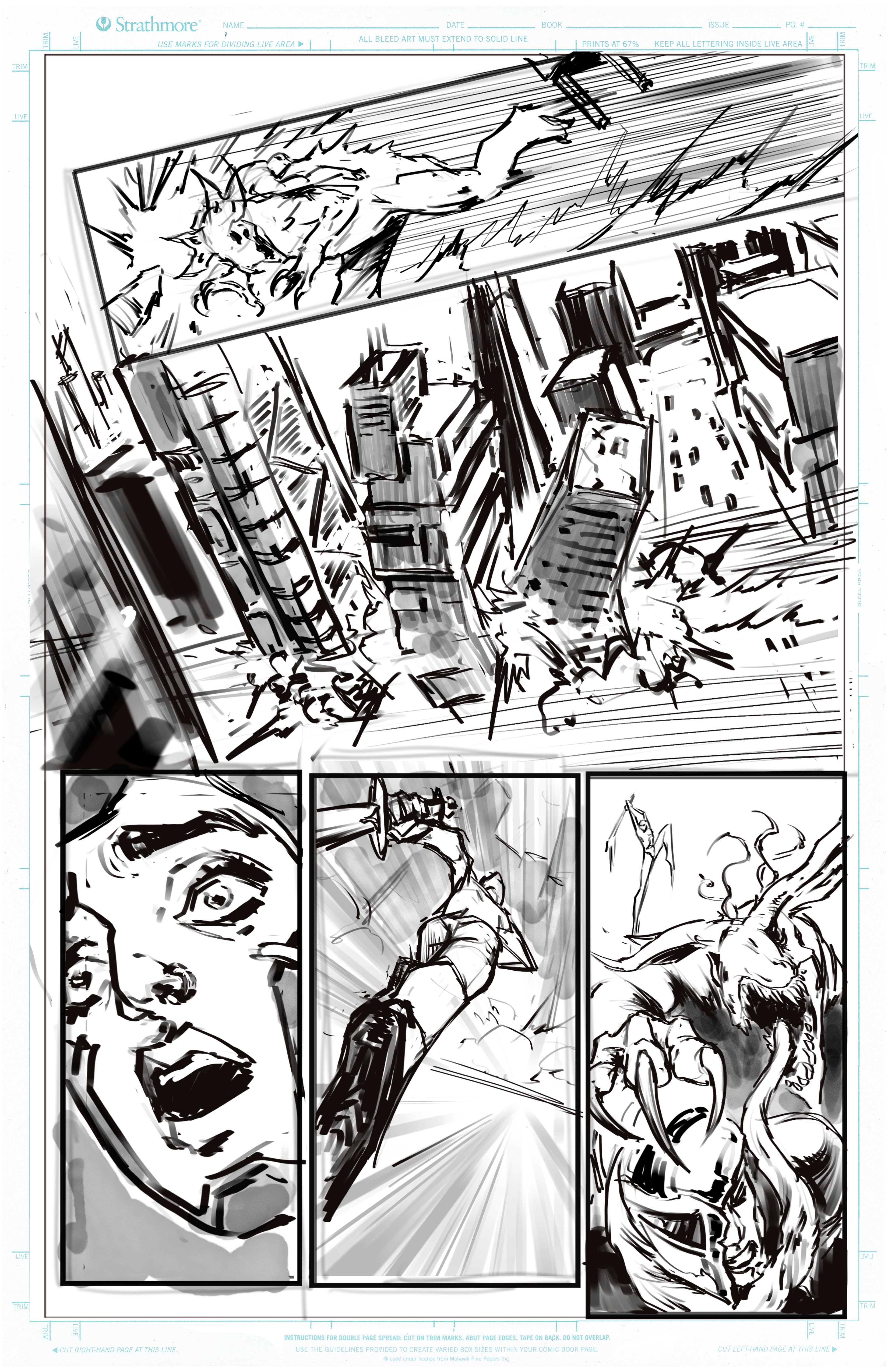 Featured comic character artwork